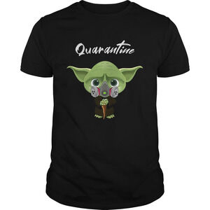 Baby Yoda Quarantine Face Mask Shirt